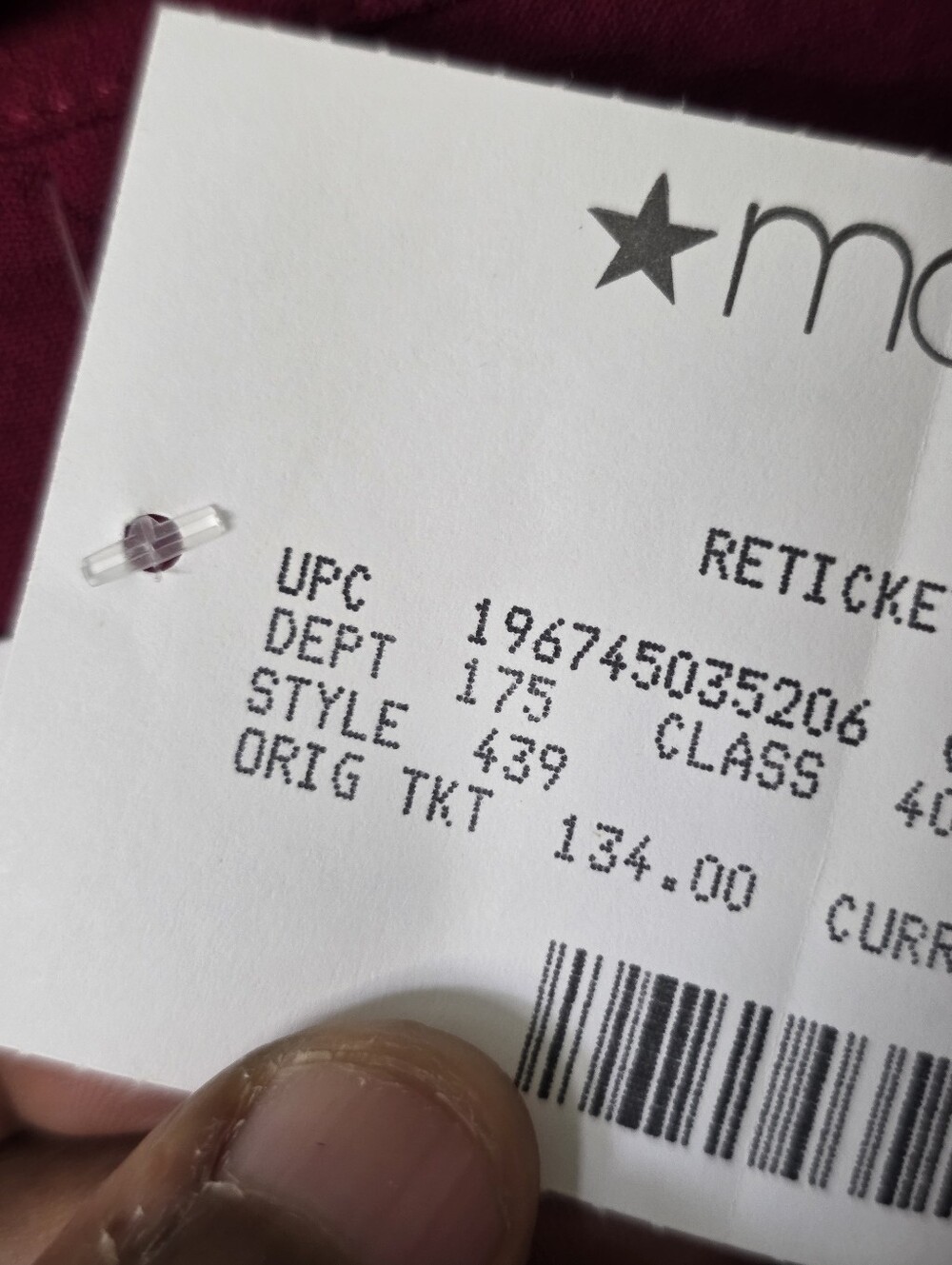 Calvin Klein NWT Size 10 Magenta Draped Wrap Long Sleeve Dress Career $134 - Picture 5 of 9